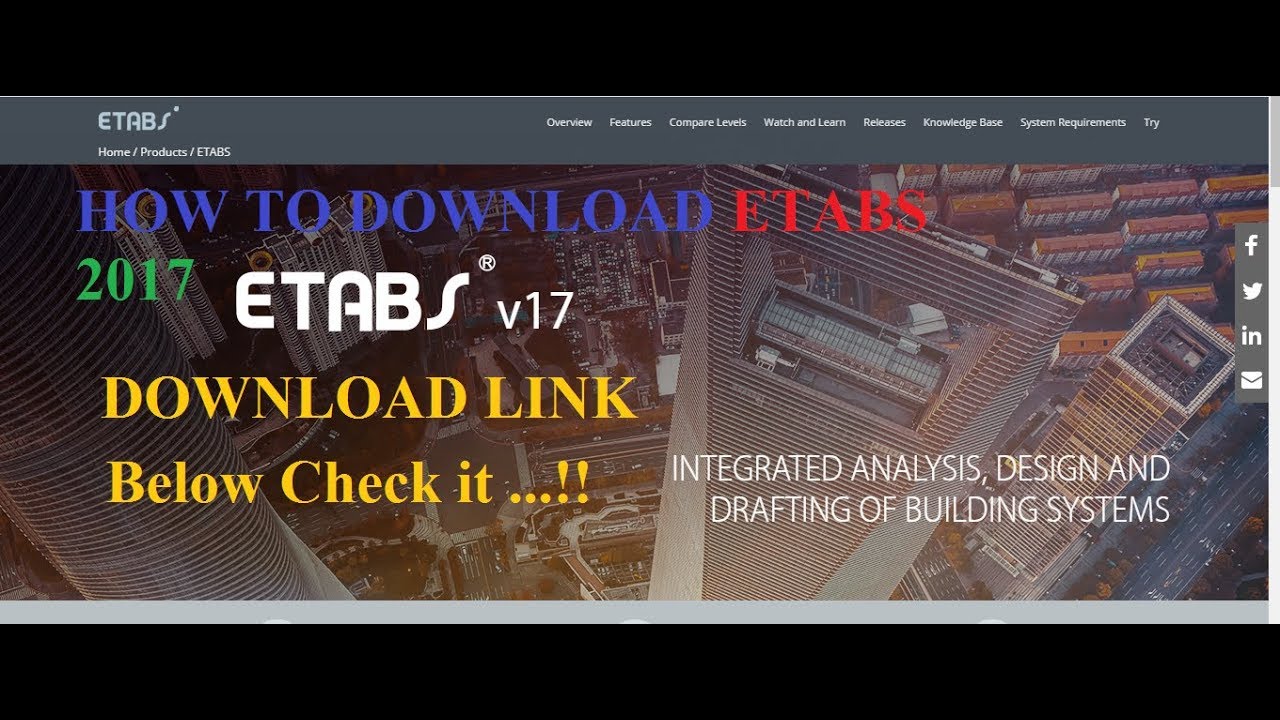 etabs download with crack